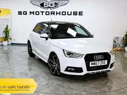 White Used 2017 Audi A1 Sportback Black Edition Hatchback | £11,495 (Fair price)