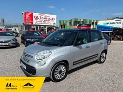 Silver/black Used 2013 Fiat 500L Pop Star MPV | £4,410 (Fair price)