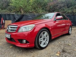 Red Used 2008 Mercedes C200 Sedan | £2,195 (Fair price)