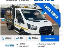 White Used 2022 Ford Transit S | £21,540 (A bit pricey)