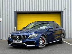 Blue Used 2021 Mercedes C63 AMG Premium Plus Sedan | £42,995 (Good price)