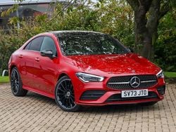Red Used 2023 Mercedes CLA220 AMG Line Premium Plus Sedan | £28,998 (Fair price)