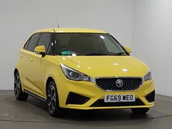 Yellow Used 2019 MG MG3 Excite Hatchback | £9,698 (Fair price)