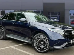 Blue Used 2020 Mercedes EQC400 AMG Line Premium Plus SUV | £25,869 (A bit pricey)