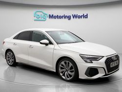 White Used 2020 Audi A3 S-Line Sedan | £19,500 (Fair price)