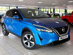 Blue Used 2022 Nissan Qashqai N-Connecta SUV | £17,289 (Fair price)
