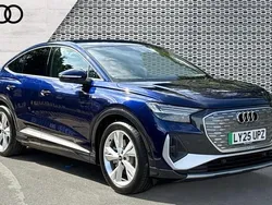 Blue Used 2025 Audi Q4 Sportback e-tron S-Line SUV | £37,390