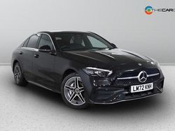 Black Used 2022 Mercedes C300e AMG line Sedan | £28,475 (Good price)