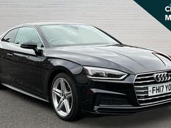Black Used 2017 Audi A5 S-Line Coupe | £16,059 (Fair price)