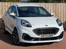 White Used 2023 Ford Puma ST-Line Hatchback | £22,998 (A bit pricey)