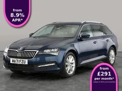 Blue Used 2021 Skoda Superb SE Technology Estate | £18,549 (Fair price)