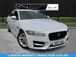 White Used 2017 Jaguar XF R-Sport Sedan | £9,995 (Fair price)