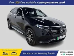 Black Used 2021 Mercedes EQC400 AMG line SUV | £21,750 (Fair price)