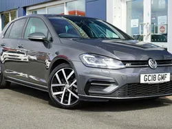 Grey Used 2018 VW Golf VII R-line Hatchback | £18,495 (Fair price)
