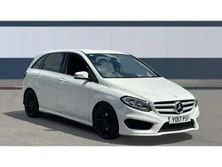 White Used 2017 Mercedes B180 AMG line MPV | £13,016 (Fair price)