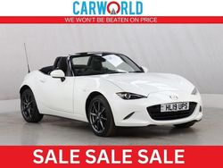 White Used 2019 Mazda MX5 Inclusive Cabriolet | £14,990 (Good price)