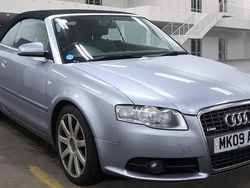 Silver Used 2009 Audi A4 Cabriolet S-Line Cabriolet | £2,495 (Expensive)