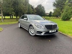 Silver Used 2014 Mercedes S350L AMG line Sedan | £15,995 (Expensive)