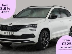 White Used 2021 Skoda Karoq SportLine SUV | £22,446 (Fair price)