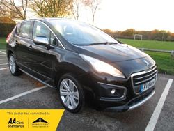 Black Used 2015 Peugeot 3008 Allure Hatchback | £5,190 (Fair price)