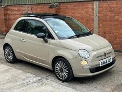 Blue Used 2014 Fiat 500 Lounge Hatchback | £5,795 (Fair price)