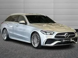 Silver Used 2022 Mercedes C200 AMG Line Premium Estate | £28,993 (Fair price)