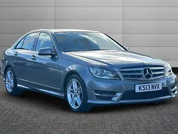 Silver Used 2013 Mercedes C220 AMG Sedan | £8,495 (Fair price)