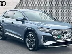 Blue Used 2025 Audi Q4 e-tron S-Line SUV | £37,094 (Fair price)