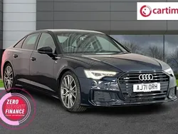 Blue Used 2022 Audi A6 Black Edition Sedan | £24,483 (Fair price)