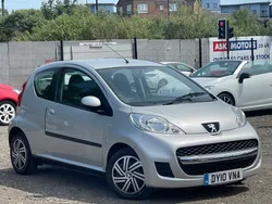 Silver Used 2010 Peugeot 107 Hatchback | £3,495 (Fair price)