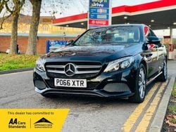 Black Used 2016 Mercedes C220 Sedan | £7,599 (Fair price)