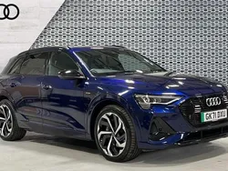 Blue Used 2021 Audi e-tron Black Edition SUV | £27,989 (Fair price)