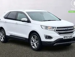 White Used 2017 Ford Edge Titanium SUV | £15,199 (Good price)