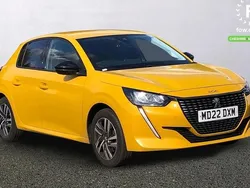 Yellow Used 2022 Peugeot 208 Allure Premium Hatchback | £13,199 (Fair price)
