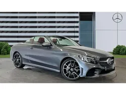 Grey Used 2019 Mercedes C220 AMG Line Premium Cabriolet | £22,100 (Fair price)