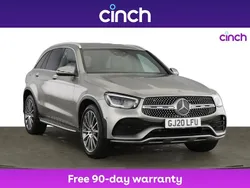 Silver Used 2020 Mercedes GLC220 AMG Line Premium SUV | £25,989 (Fair price)