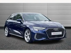 Blue Used 2021 Audi A3 S-Line Hatchback | £20,095 (Fair price)