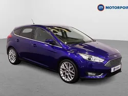 Blue Used 2017 Ford Focus Titanium X Hatchback | £10,449 (Fair price)