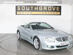 Silver Used 2007 Mercedes SL350 Cabriolet | £9,689 (Fair price)