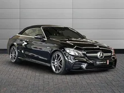 Black Used 2023 Mercedes C43 AMG Premium Plus Cabriolet | £38,195 (Fair price)
