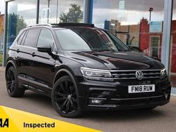 Black Used 2018 VW Tiguan R-line SUV | £19,995 (Fair price)