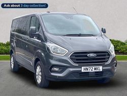 Grey Used 2022 Ford Transit Custom Limited Van | £22,000 (Good price)