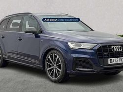Blue Used 2022 Audi Q7 Black Edition SUV | £40,611 (Fair price)