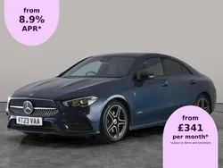 Blue Used 2023 Mercedes CLA200 Executive Coupe | £24,788 (Fair price)