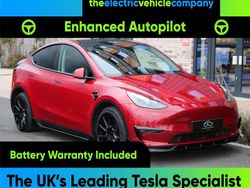 Red Used 2022 Tesla Model Y Long Range AWD SUV | £26,895 (A bit pricey)