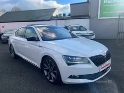White Used 2017 Skoda Superb SportLine Hatchback | £18,950 (A bit pricey)