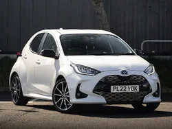 White Used 2022 Toyota Yaris Hybrid Sport Hatchback | £19,498 (A bit pricey)