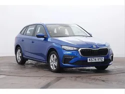 Race blue metallic Used 2024 Skoda Scala SE Hatchback | £17,863 (Fair price)