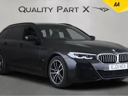 Black Used 2021 BMW 530e M Sport Estate | £19,475 (Super price)