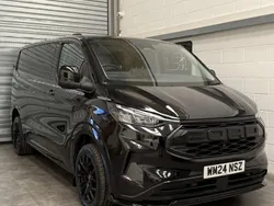 Black Used 2024 Ford Transit Custom Limited Van | £24,989 (Fair price)